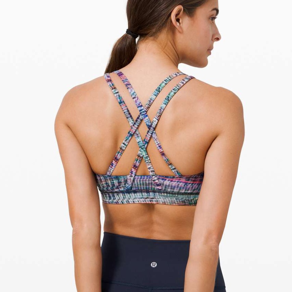 lululemon athletica Colorful Patterned Sports Bra - Picture 2 of 5